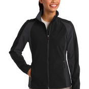 Ladies Colorblock Soft Shell Jacket