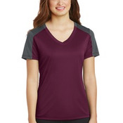 PosiCharge ® Competitor ™ Sleeve Blocked V Neck Tee