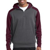 Colorblock Tech Fleece 1/4 Zip Hooded Sweatshirt