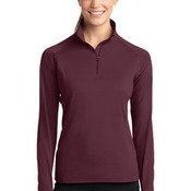 Ladies Sport Wick ® Stretch 1/2 Zip Pullover