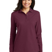 Ladies Long Sleeve Silk Touch™ Polo