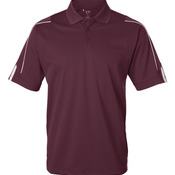 Adidas Men's ClimaLite® 3-Stripes Cuff Polo