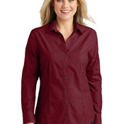 Ladies Crosshatch Easy Care Shirt